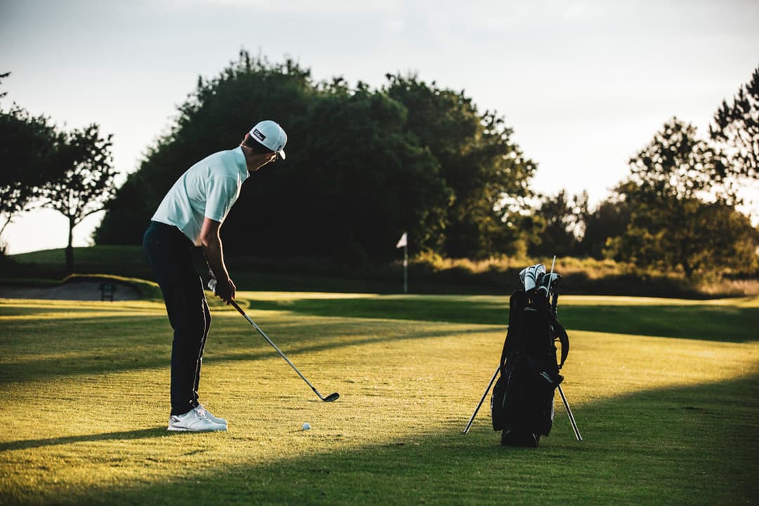 Player on Course